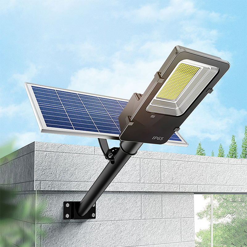 How does a one-piece formed tapered steel tube improve the wind resistance of solar street lights?